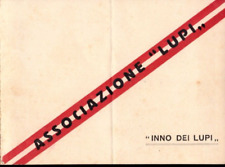 ASSOCIAZIONE " LUPI " INNO DEI