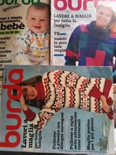 Rivista BURDA LOTTO 3 PEZZI