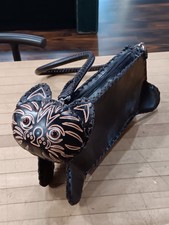 Borsa a mano in pelle fatta a