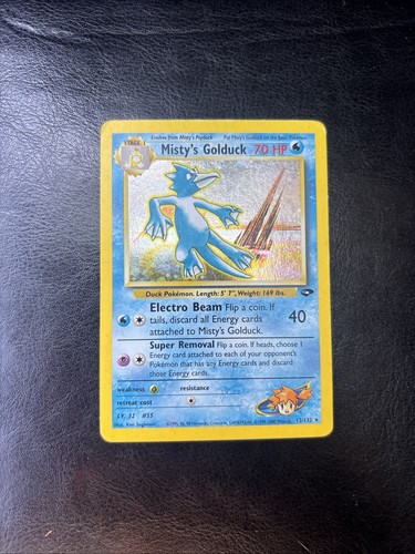 Misty golduck holo 132 - golduck,