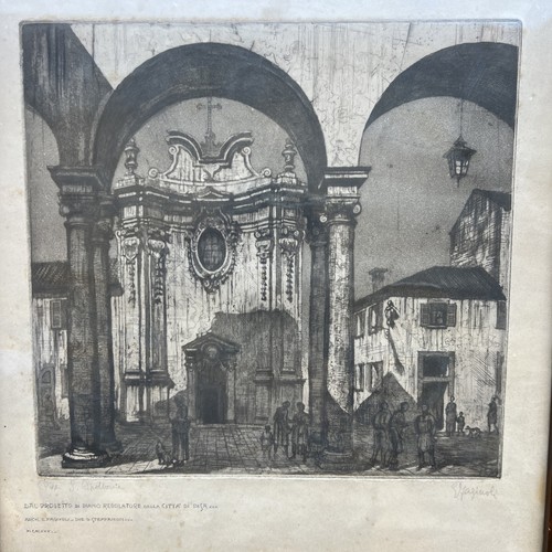 Ettore fagiuoli acquaforte - ettore, fagiuoli,