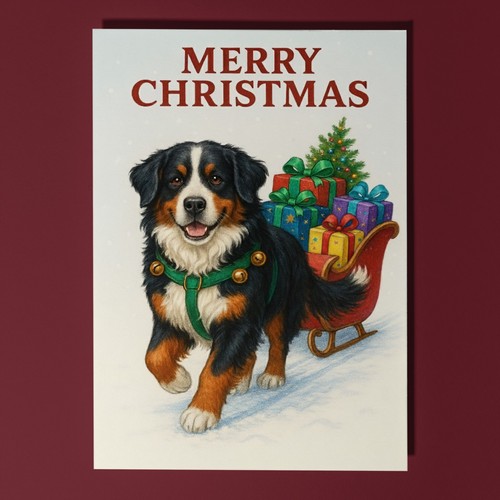 Bernese mountain dog busta - dog,