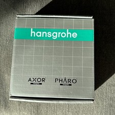 Rotolo carta Hansgrohe vecchio senza coperchio cromato nuovo (scatola aperta)