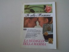 advertising Pubblicità 1970 MEDAGLIA GIOIELLI UNOAERRE UNO A ERRE