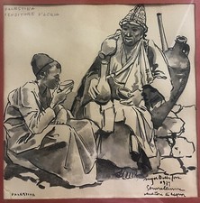 China 1939 Venditore Di Acqua Palestina