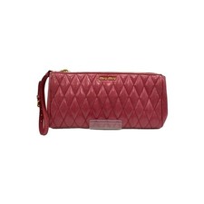 Pochette Miu Miu in pelle rosa
