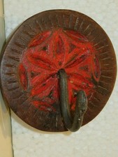 vecchio ATTACCAPANNI in FERRO