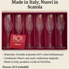 Set 6 Calici Flute Champagne