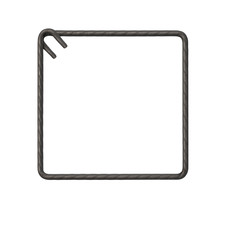 Staffa Chiusa Armatura Ferro