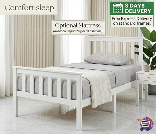 Letto singolo struttura - singolo, pino