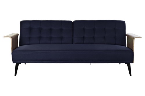 Divano letto vintage blu - divano,