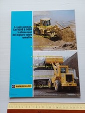 Caterpillar pale gommate 950D 966B 1982 depliant italiano originale