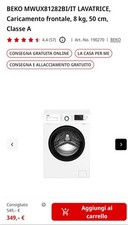 Beko MWUX81282BI/IT lavatrice