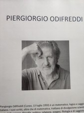 AUTOGRAFO PIERGIORGIO ODIFREDDI SCRITTORE 