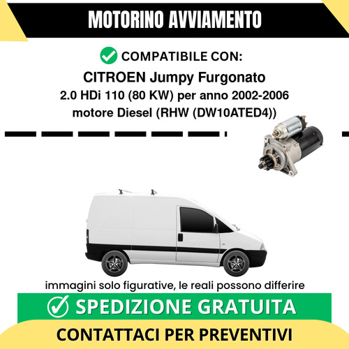 Motorino avviamento citroen - motorino,