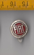 Vintage enamel FIAT buttonhole