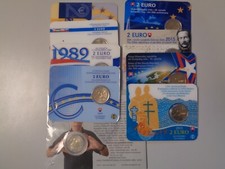 SLOVENSKO SLOVACCHIA 2009 / 2024 - 2 euro in coincard, FDC - ANNATA A SCELTA