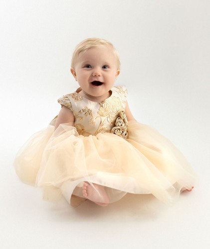 Abito bimba bambina ricamato - abito,