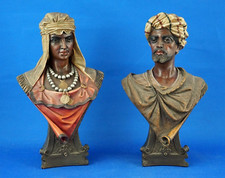 Coppia sculture orientaliste