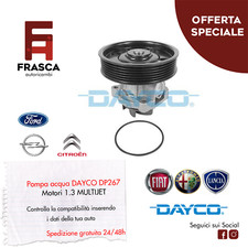 POMPA ACQUA DAYCO Fiat	Grande Punto / EVO 199 1.3 D Multijet 75 84 90 95 69 CV