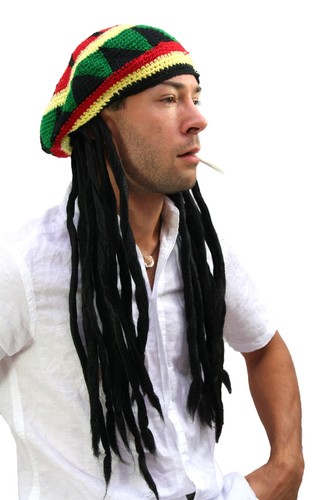 Berretto maglia con rasta - maglia,