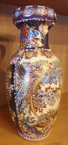 Vaso giapponese stile satsuma - vaso,