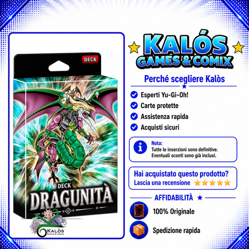Yugioh mazzo deck dragunità - yugioh!,