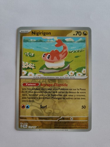 Carte pokémon nigirigon - pokémon,