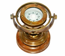Ottone antico 5 "bussola