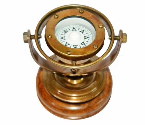 Ottone antico bussola - ottone,