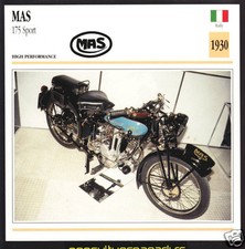 1930 MAS 175cc Sport Italia