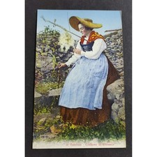 Cartolina  Costume di Civiasco  -  Valsesia