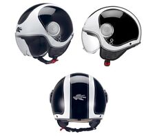 CASCO KAPPA JET DEMIJET PICCOLO ECONOMICO UOMO DONNA BAMBINO BANCO NERO