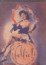 LR- RIVISTA FOLLIE ANNO I N.1 BURLESQUE FOTOGRAFIE DONNE BELLE - 1948- S- YFS533