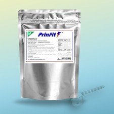 Acido Ascorbico Puro, Integratore 1 kg E300, Vitamina C Polvere, NO OGM PrinFit