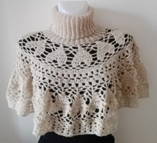 mantella scaldaspalle spalle calde scalda collo cervicale fatto a mano in lana