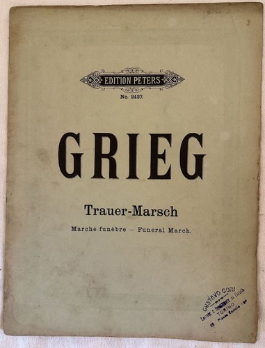 Edvard grieg travermarsh - edvard,