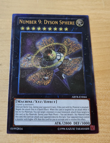Numero 9 dyson - yu-gi-oh!, 9: