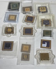 Lotto 14 chip CPU vintage
