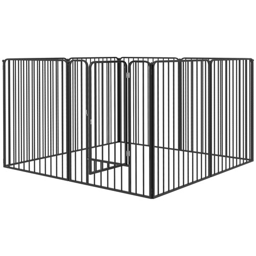 Pawhut box per cani pannelli - box, 8