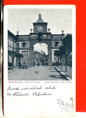 Cartolina ronciglione - cartolina,