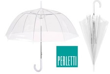 Ombrello trasparente bianco