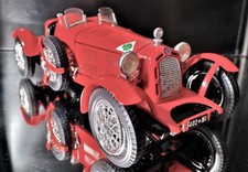 MODELLO AUTO '70 VINTAGE BURAGO ALFA ROMEO 2300 MONZA 1934 3014 SCALA 1/18 XX