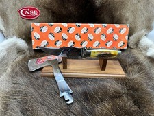 Astuccio vintage 561 set con manici cervo e botteggio come nuovo in scatola zucca