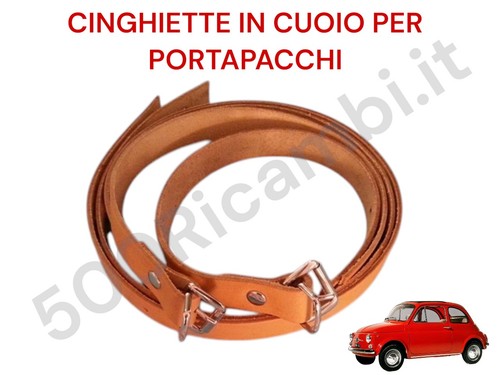 Fiat 500 epoca cinghie cuoio - fiat,