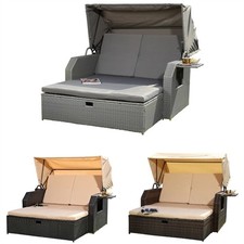 Lettino prendisole rattan +