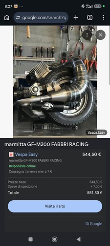 Marmitta fabbri racing per - marmitta,