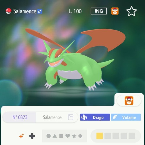 Salamence shiny 100 - 6, 100%