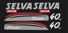 ADESIVI MOTORE FUORIBORDO SELVA DORADO 40 XS KIT COMPLETO