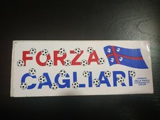 FORZA CAGLIARI VECCHIO RARO ADESIVO DA COLLEZIONE ULTRAS ORIGINALE NO SCONVOLTS 